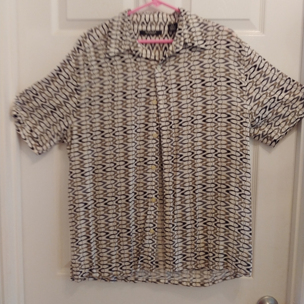 Mens short sleeve fashion shirt